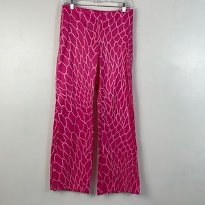 Lilly Pulitzer pink rope pants Size 4